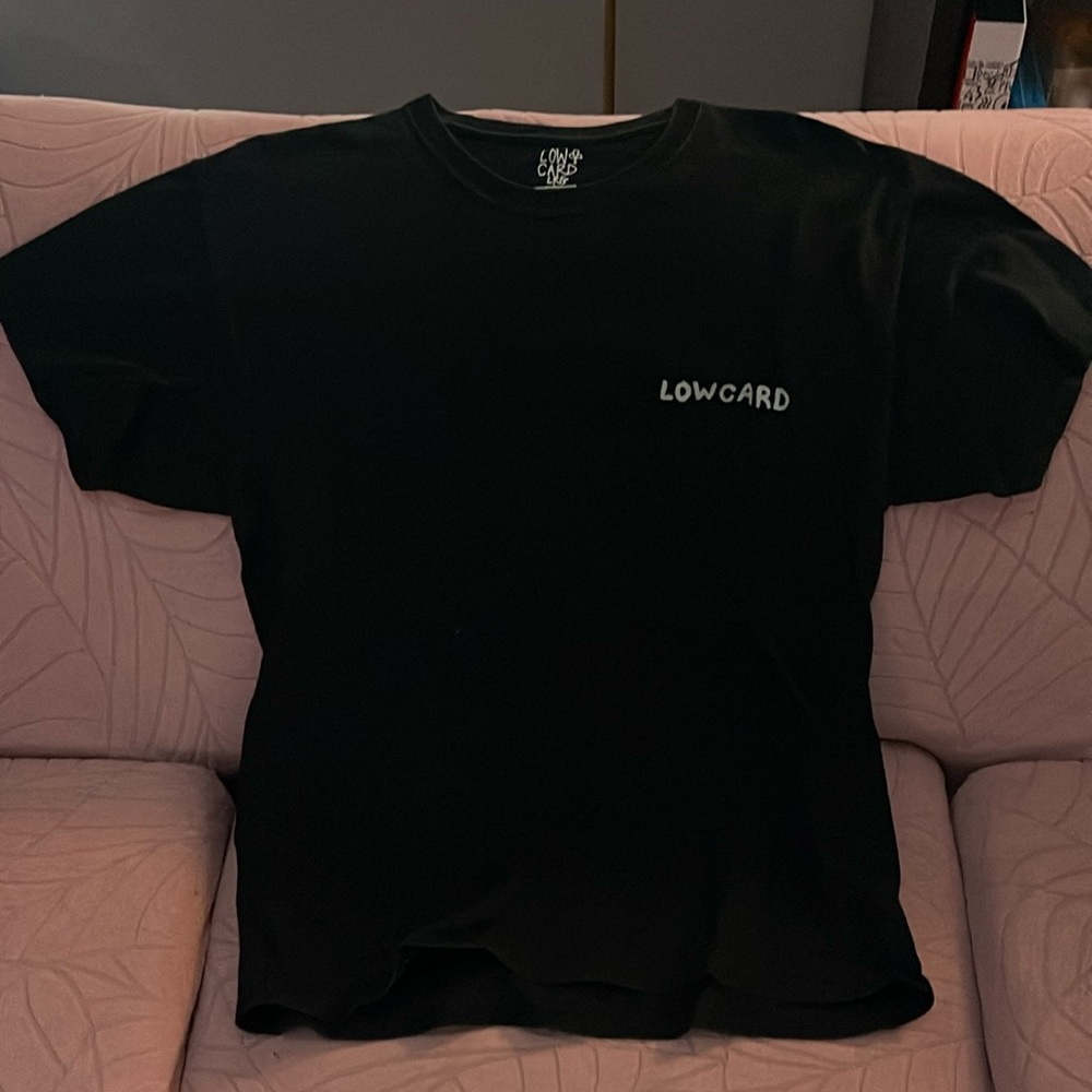 Large Lowcard graphic tshirt, cotton
